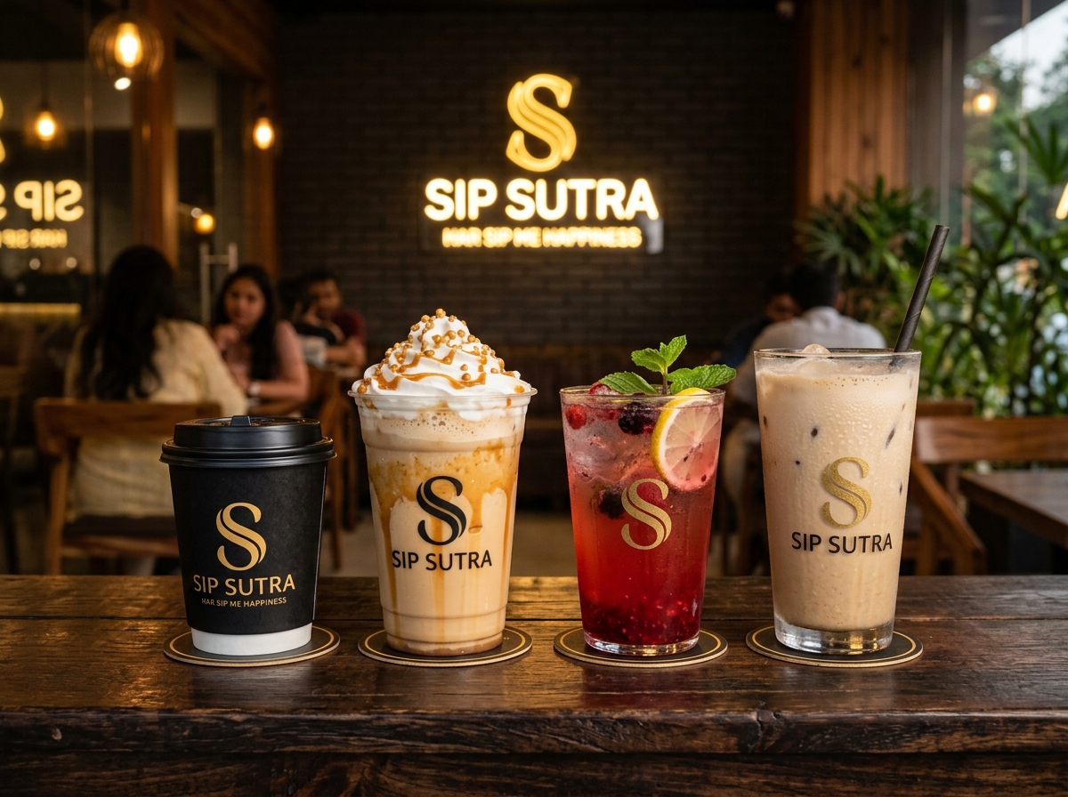 SIP SUTRA beverage lineup