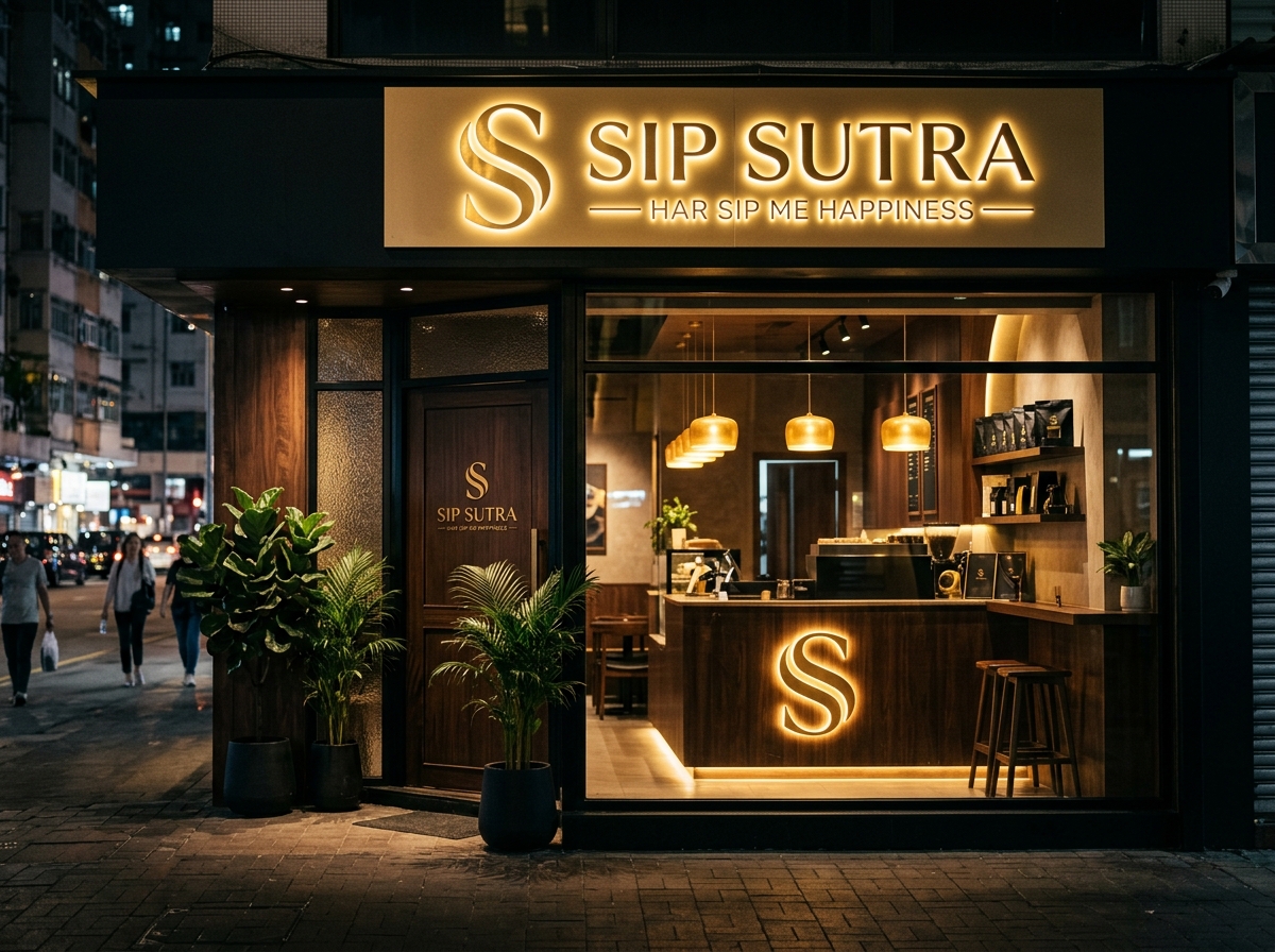 SIP SUTRA cafe storefront